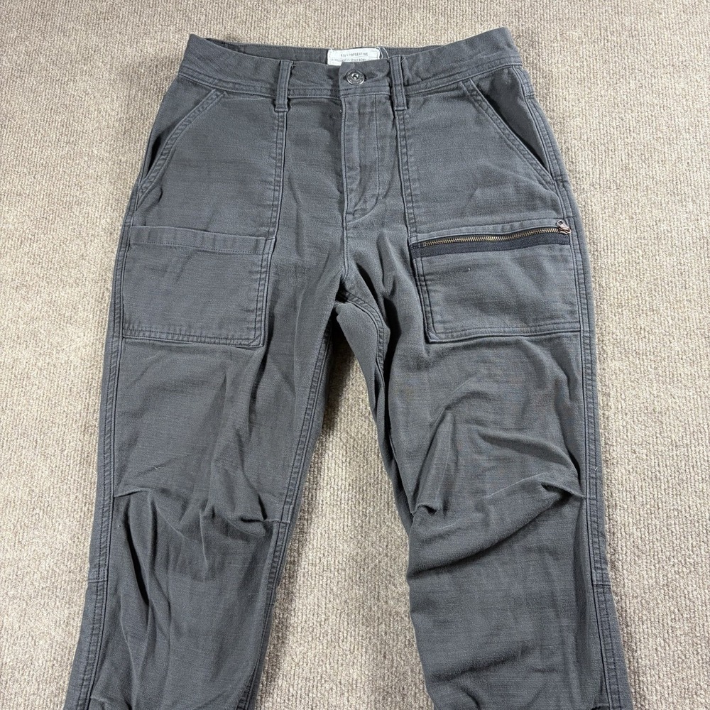 REI Co-op Womens Utility Work Pants Gray Stretch Carpenter Size 4 Outdoor